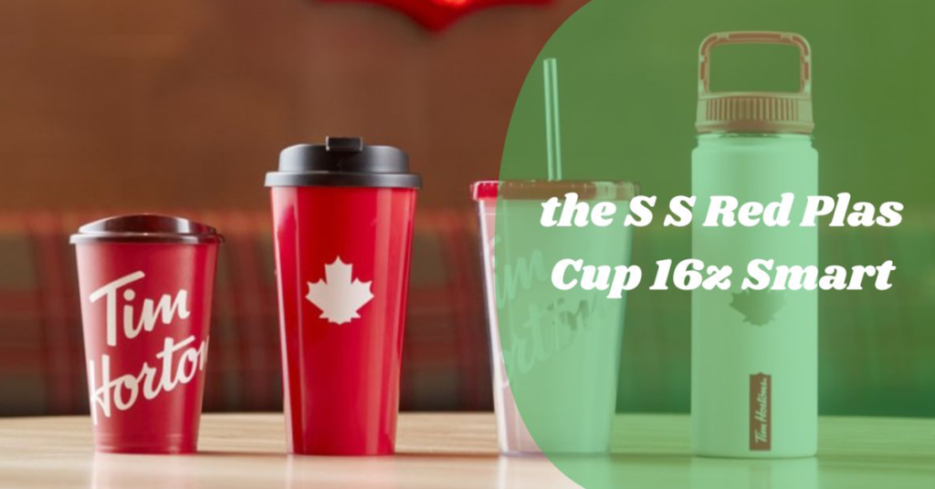 S&S Red Plastic Cup 16oz Smart