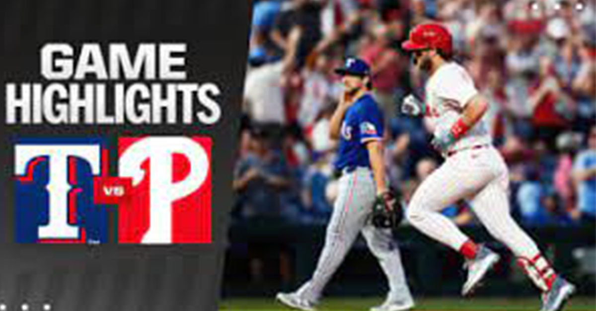 Texas Rangers vs Phillies Match Player Stats